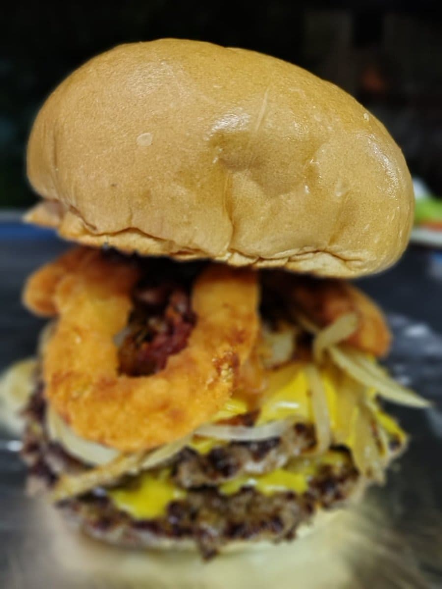 Burger Aros de Cebolla